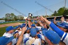 Baseball vs Babson  Wheaton College Baseball players celebrate their victory over Babson to win the NEWMAC Championship for the third year in a row. - (Photo by Keith Nordstrom) : Wheaton, baseball, NEWMAC